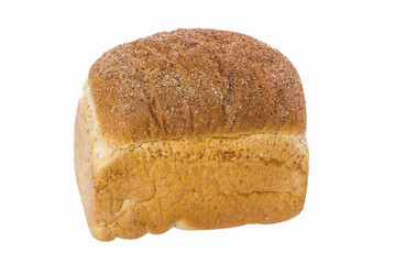 loaf bread on isolated