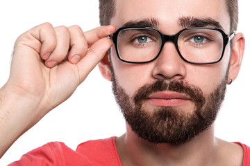 Man in eyeglasses