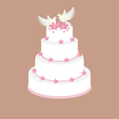 Wall Mural - Wedding cake