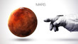 Mars - High resolution best quality solar system planet. All the planets available. This image elements furnished by NASA