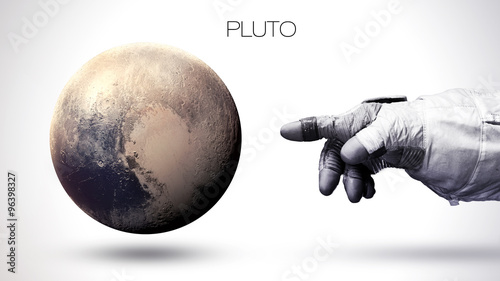 Fotomural Pluto - High resolution best quality solar system planet