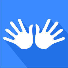 Wall Mural - hands icon