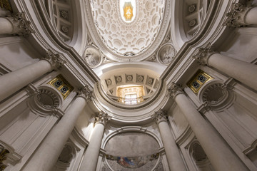 Canvas Print - San Carlo alle Quattro Fontane church, Rome, Italy