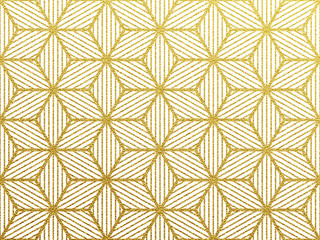 Wall Mural - Vector geometric gold pattern