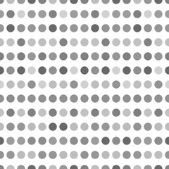 Poster - Pattern with circles, dotted background. Seamlessly repeating.