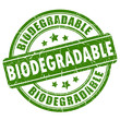 Biodegradable rubber stamp