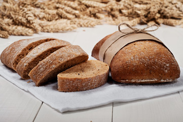 Poster - Ciabatta with ears of wheat