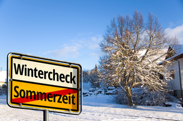 Sticker - Wintercheck