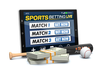 Poster - concept of online sport bets