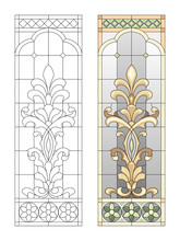 Stained Glass Panel With Fusing Elements