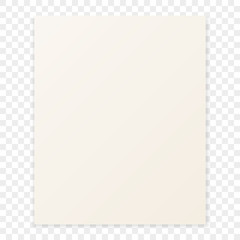 Wall Mural - Sheet of paper with the shadow on a checkerboard background