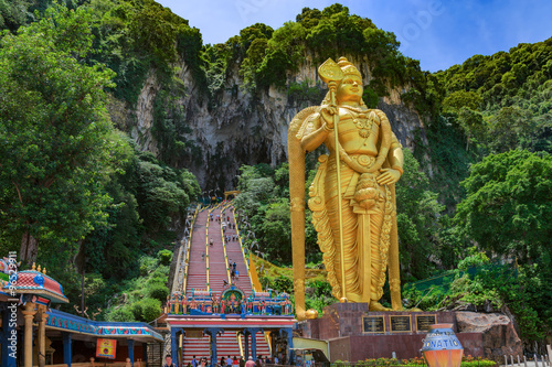 Statue of hindu god Muragan at Batu caves, Kuala-Lumpur. Poster