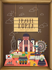 Canvas Print - South Korea travel collections