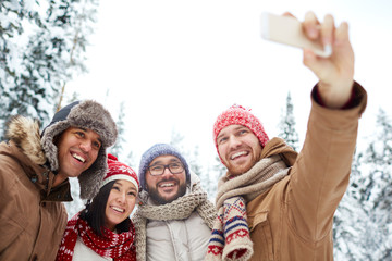 Poster - Winter selfie