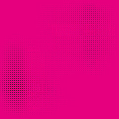 Canvas Print - halftone on a pink background stylish comic book style