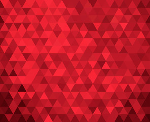 Wall Mural - seamless red geometric background