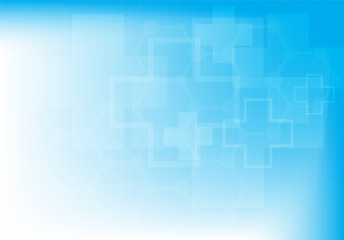 Abstract molecules medical background