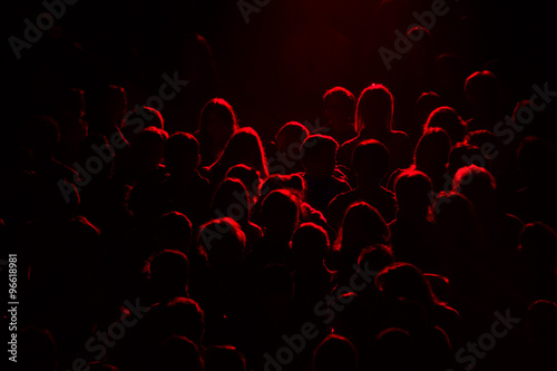 Fotografía audience silhouette crowd public spectacle