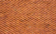 Old Tiles Roof Background
