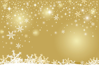 Wall Mural - Gold christmas background design