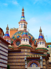 Wall Mural - Lloret de Mar Sant Roma chuch in Costa Brava