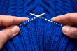 Knitting pullover