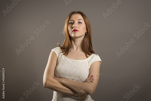 Closeup Portrait Displeased Pissed Off Angry Grumpy Pessimistic