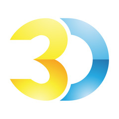 Poster - 3d Display Technology Symbol