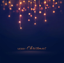 Christmas Lights Hanging Free Stock Photo - Public Domain Pictures