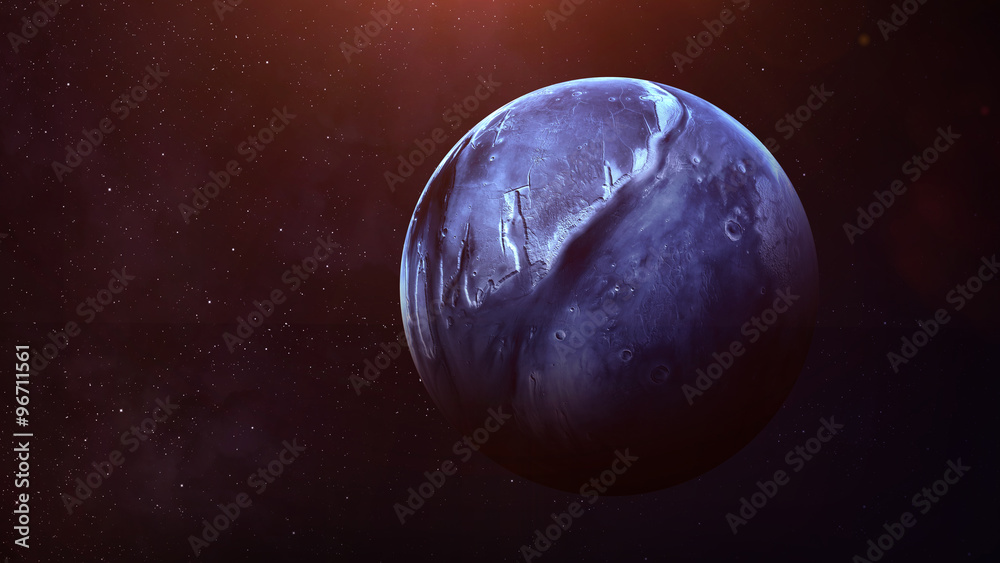 Neptune - High resolution best quality solar system planet. All the planets available. This image elements furnished by NASA - obrazy, fototapety, plakaty 