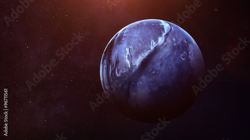 Fotomural Neptune - High resolution best quality solar system planet