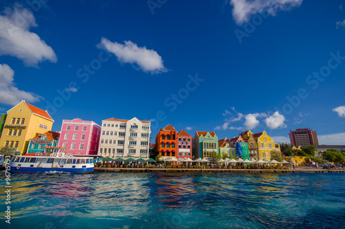 View of Willemstad. Curacao, Netherlands Antilles Canvas Print