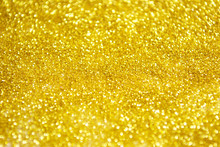 Yellow Glitter For Background