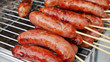 © Phasuthorn Design - The delicious grilled Taiwanese sweet pork sausage.