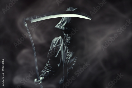 Valokuva  Sensenmann im Nebel