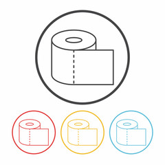 Sticker - tissue line icon