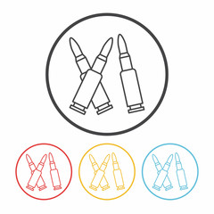 Poster - lipstick line icon