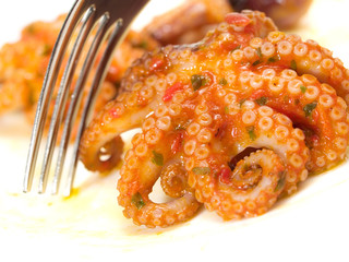 Poster - Octopus With Tomato Sauce