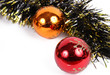 orange balls christmas ornament