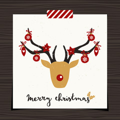 Poster - Christmas Greeting Card Template