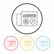 © vectorchef - financial NEWS line icon