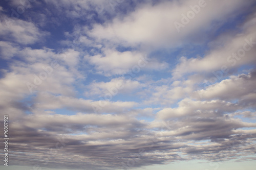 Fototapeta do kuchni cloudy sky background, selective focus, color filter