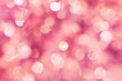 Abstract sweet red pink retro and vintage color of bokeh lightin