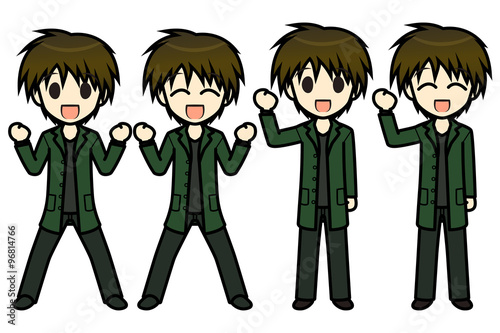 シンプルキャラクター 会話 表情イラスト集 冬服 コート 男性 ガッツポーズ2 Stock Illustration Adobe Stock シンプルキャラクター 会話 表情イラスト集 冬服 コート 男性 ガッツポーズ2 Stock Illustration Adobe Stock