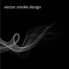 Poster - Abstract vector monochrome background