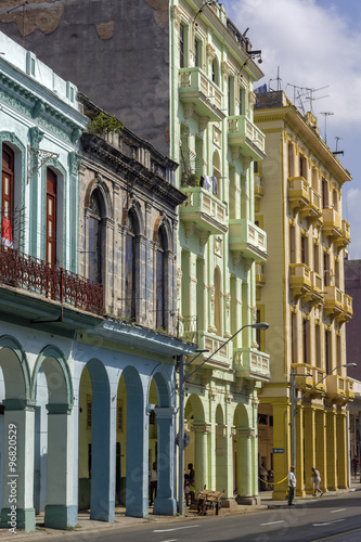 Naklejka na drzwi Street Havanna