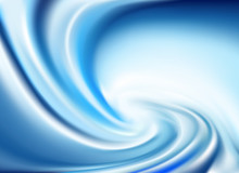 Blue Twirl Background (Vector)