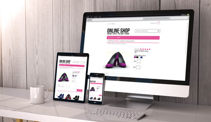 Poster - devices responsive with responsive design