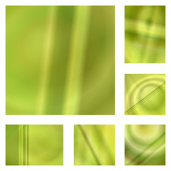 Poster - Yellow gradient abstract background design set