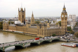 Fototapeta Big Ben - Big Ben und Palace of Westminster in London